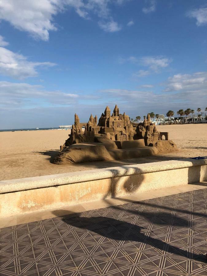 Ferienwohnung Beach-Arenas Valencia Exterior foto